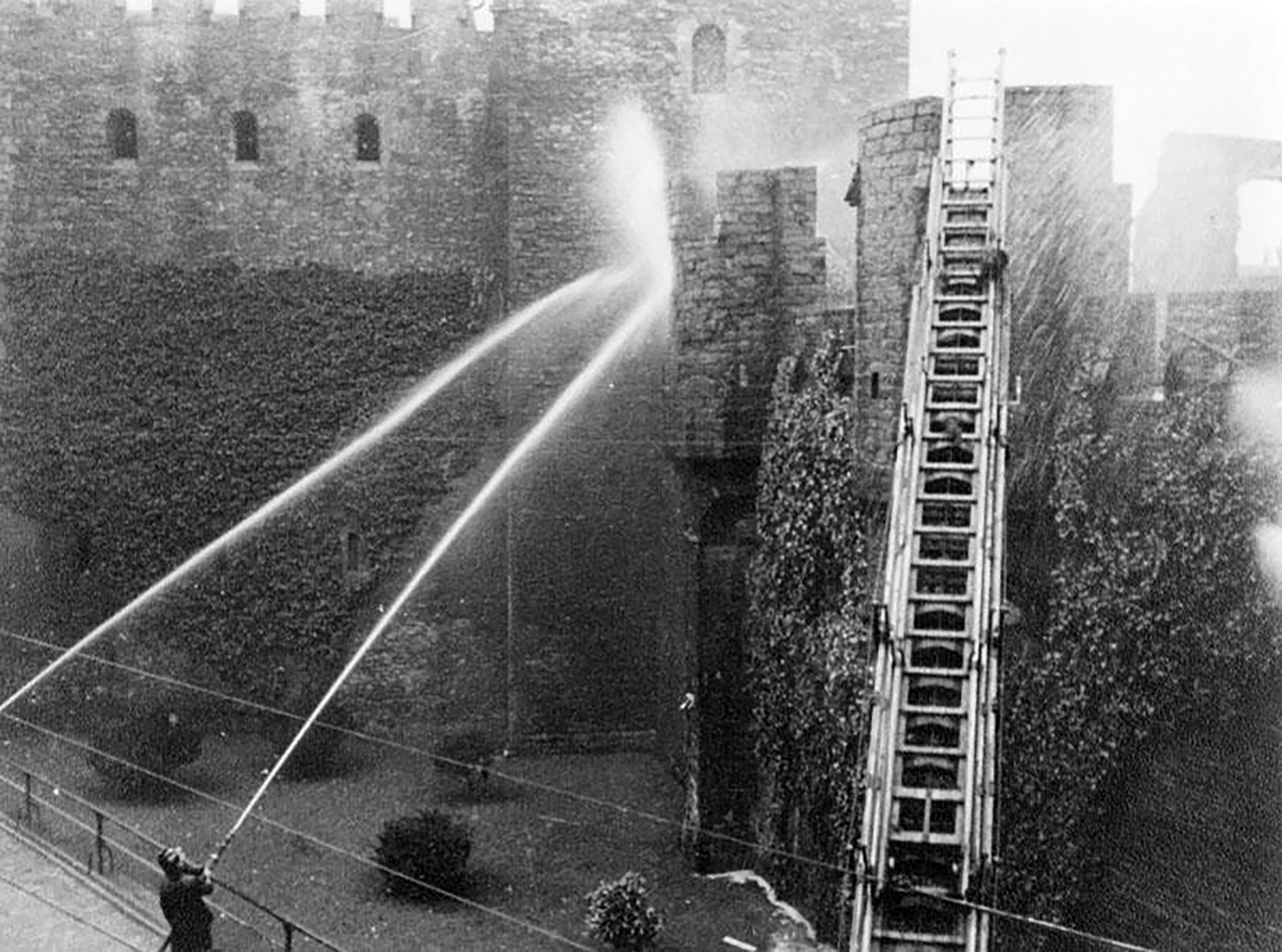 Studenten op het Gravensteen